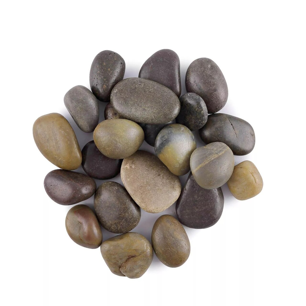2 lbs Assorted Brown Natural Gravel Pebble Stones Decorative Party Vase Fillers